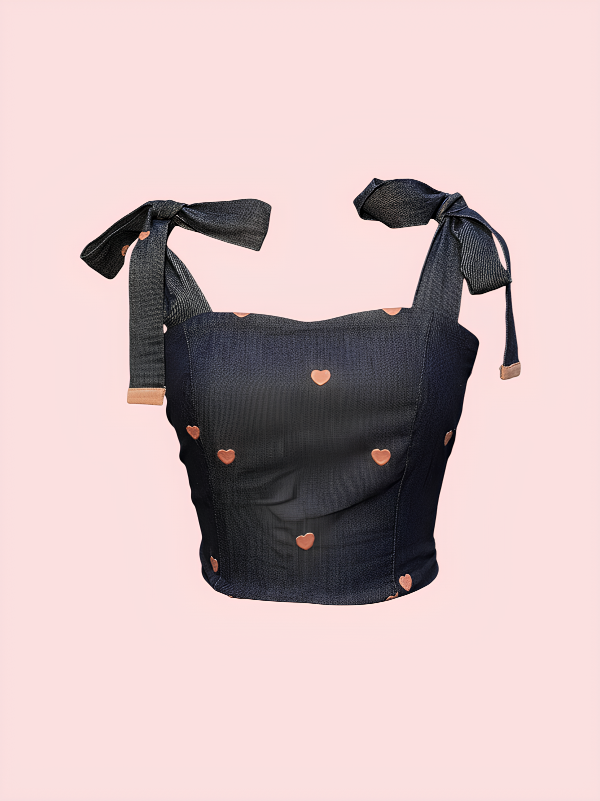 Rose in Denim Corset Top - Image 2